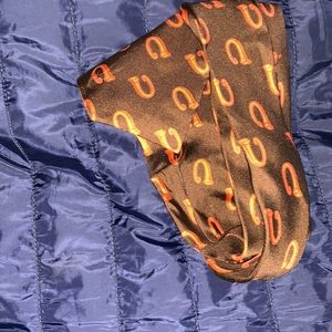 GUCCI GG MONOGRAM SILK TIE PREOWNED. RED MADE IN ITALY